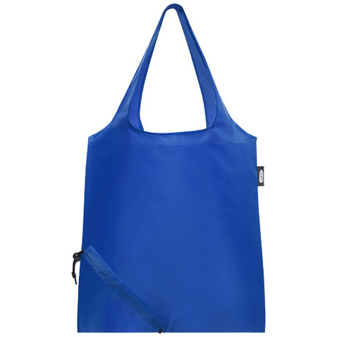 Sabia faltbare RPET Tragetasche 7L, royalblau bedrucken, Art.-Nr. 12054153