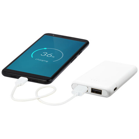 Odyssey 5000 mAh Powerbank mit hoher Dichte, weiss bedrucken, Art.-Nr. 12416701