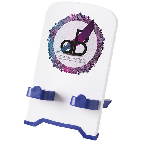 The Dok Smartphone Halter, blau, weiss bedrucken, Art.-Nr. 21027052