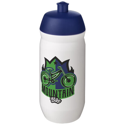 HydroFlex™ 500 ml Squeezy Sportflasche, blau, weiss bedrucken, Art.-Nr. 21044152 HydroFlex™ 500 ml Squeezy Sportflasche, blau, weiss bedrucken, Art.-Nr. 21044152