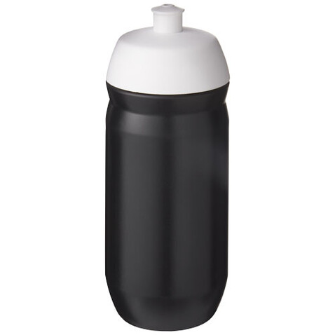 HydroFlex™ 500 ml Squeezy Sportflasche, weiss, schwarz bedrucken, Art.-Nr. 21044192
