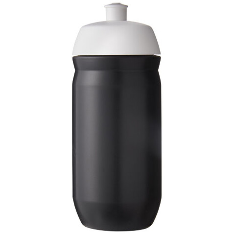 HydroFlex™ 500 ml Squeezy Sportflasche, weiss, schwarz bedrucken, Art.-Nr. 21044192
