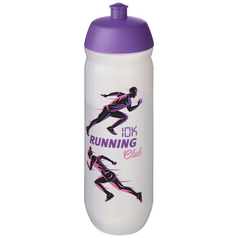 HydroFlex™ Clear 750 ml Squeezy Sportflasche, lila, klar mattiert bedrucken, Art.-Nr. 21044237 HydroFlex™ Clear 750 ml Squeezy Sportflasche, lila, klar mattiert bedrucken, Art.-Nr. 21044237