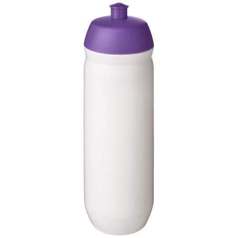 HydroFlex™ 750 ml Squeezy Sportflasche, lila, weiss bedrucken, Art.-Nr. 21044337