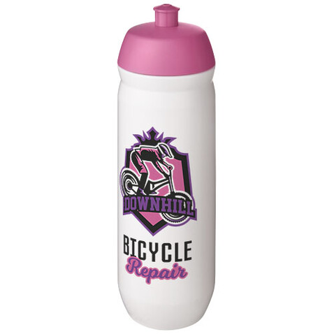 HydroFlex™ 750 ml Squeezy Sportflasche, magenta, weiss bedrucken, Art.-Nr. 21044341