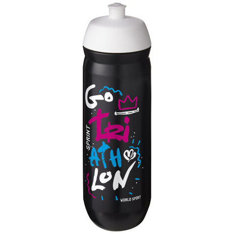 HydroFlex™ 750 ml Squeezy Sportflasche, weiss, schwarz bedrucken, Art.-Nr. 21044392 HydroFlex™ 750 ml Squeezy Sportflasche, weiss, schwarz bedrucken, Art.-Nr. 21044392