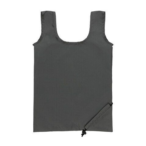 Impact AWARE™ RPET 190T faltbarer Shopper anthrazit bedrucken, Art.-Nr. P762.672 Impact AWARE™ RPET 190T faltbarer Shopper anthrazit bedrucken, Art.-Nr. P762.672