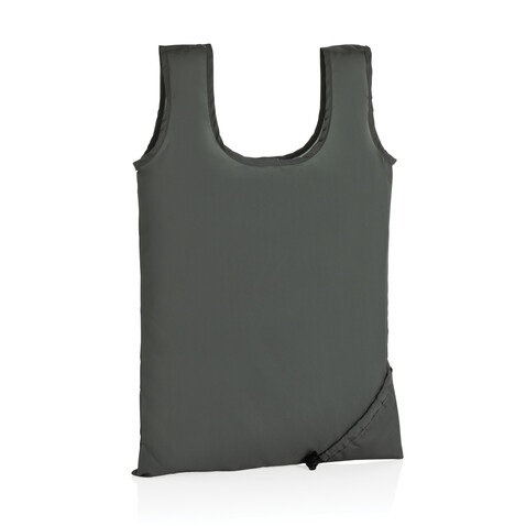 Impact AWARE™ RPET 190T faltbarer Shopper anthrazit bedrucken, Art.-Nr. P762.672 Impact AWARE™ RPET 190T faltbarer Shopper anthrazit bedrucken, Art.-Nr. P762.672