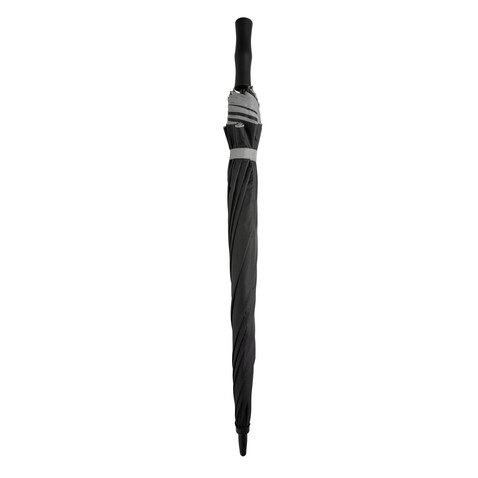 27&quot; Impact AWARE™ RPET 190T Pongee Bi-Color Auto-Open-Schirm silber bedrucken, Art.-Nr. P850.672