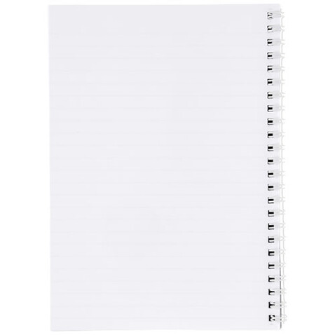 Desk-Mate® A4 Notizbuch mit Kunststoff Cover und Spiralbindung, weiss bedrucken, Art.-Nr. 21270000