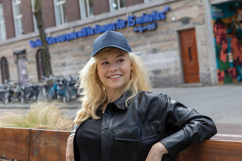 Impact AWARE™ 190gr Brushed rCotton 5 Panel Trucker-Cap navy blau bedrucken, Art.-Nr. P453.359 Impact AWARE™ 190gr Brushed rCotton 5 Panel Trucker-Cap navy blau bedrucken, Art.-Nr. P453.359