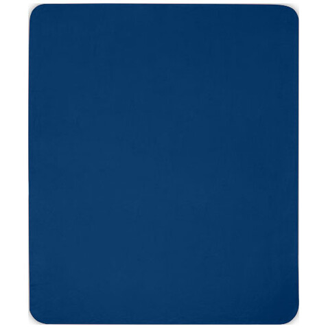 Willow GRS RPET Decke aus Polar Fleece, navy bedrucken, Art.-Nr. 11319055
