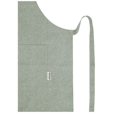 Pheebs 200 g/m² recycelte Schürze, heather grün bedrucken, Art.-Nr. 11313862