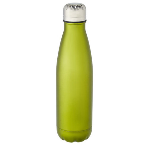Cove 500 ml vakuumisolierte Edelstahlflasche, Lindgrün bedrucken, Art.-Nr. 10067163
