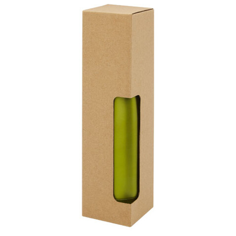 Cove 500 ml vakuumisolierte Edelstahlflasche, Lindgrün bedrucken, Art.-Nr. 10067163