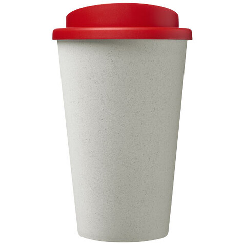 Americano® Eco 350 ml recycelter Becher, weiss, rot bedrucken, Art.-Nr. 21042216 Americano® Eco 350 ml recycelter Becher, weiss, rot bedrucken, Art.-Nr. 21042216