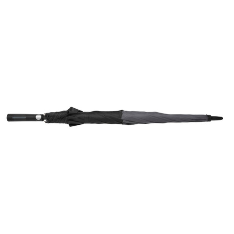 27&quot; Impact AWARE™ RPET 190T Auto-Open Stormproof-Schirm anthrazit bedrucken, Art.-Nr. P850.682