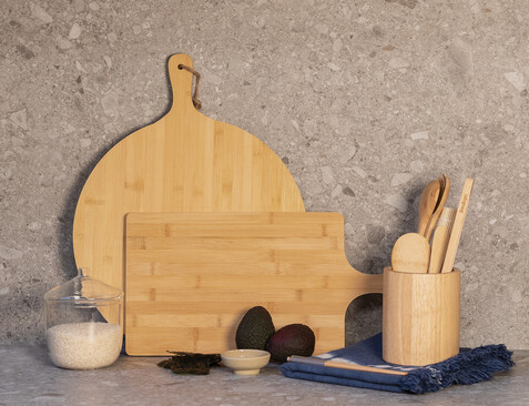 Ukiyo rechteckiges Bambus-Serviertablett braun bedrucken, Art.-Nr. P261.039