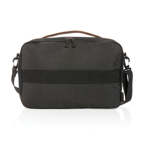Impact AWARE™ 300D Two-Tone Deluxe 15.6&quot; Laptop-Tasche schwarz bedrucken, Art.-Nr. P732.181