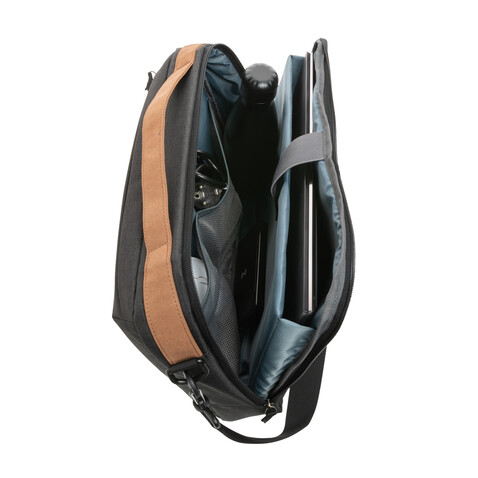 Impact AWARE™ 300D Two-Tone Deluxe 15.6&quot; Laptop-Tasche schwarz bedrucken, Art.-Nr. P732.181
