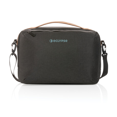 Impact AWARE™ 300D Two-Tone Deluxe 15.6&quot; Laptop-Tasche schwarz bedrucken, Art.-Nr. P732.181