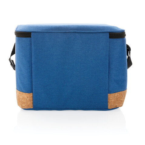 Impact AWARE™ XL RPET Two-Tone Kühltasche mit Korkdetail blau bedrucken, Art.-Nr. P422.355