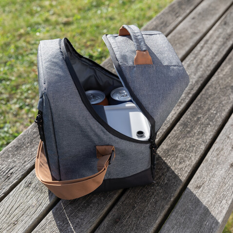 Impact AWARE™ Urban Outdoor Kühltasche grau bedrucken, Art.-Nr. P422.382