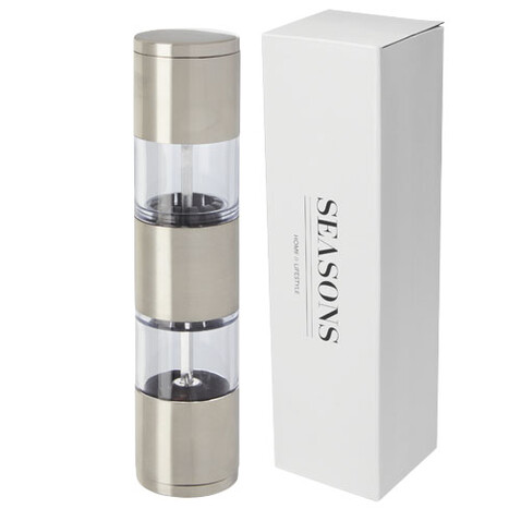 Auro Salz- und Pfeffermühle, silber bedrucken, Art.-Nr. 11314081