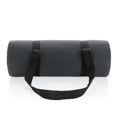 Impact AWARE™ RPET Picknickdecke anthrazit bedrucken, Art.-Nr. P459.072