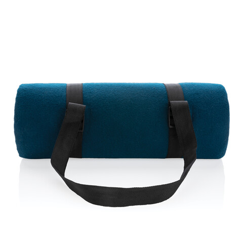 Impact AWARE™ RPET Picknickdecke navy blau bedrucken, Art.-Nr. P459.075