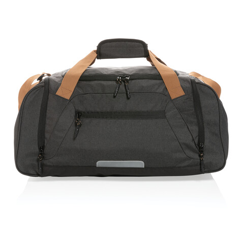 Impact AWARE™ Urban Outdoor Wochenendtasche schwarz bedrucken, Art.-Nr. P707.091