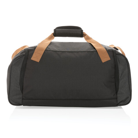 Impact AWARE™ Urban Outdoor Wochenendtasche schwarz bedrucken, Art.-Nr. P707.091