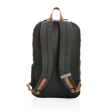 Impact AWARE™ Urban Outdoor Rucksack schwarz bedrucken, Art.-Nr. P762.051