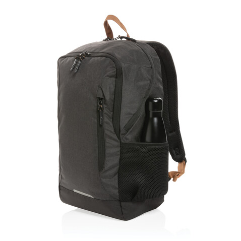 Impact AWARE™ Urban Outdoor Rucksack schwarz bedrucken, Art.-Nr. P762.051