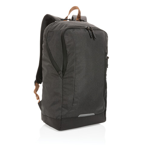 Impact AWARE™ Urban Outdoor Rucksack schwarz bedrucken, Art.-Nr. P762.051