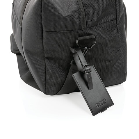 Swiss Peak AWARE™ RPET Voyager Wochenendtasche schwarz bedrucken, Art.-Nr. P707.121 Swiss Peak AWARE™ RPET Voyager Wochenendtasche schwarz bedrucken, Art.-Nr. P707.121