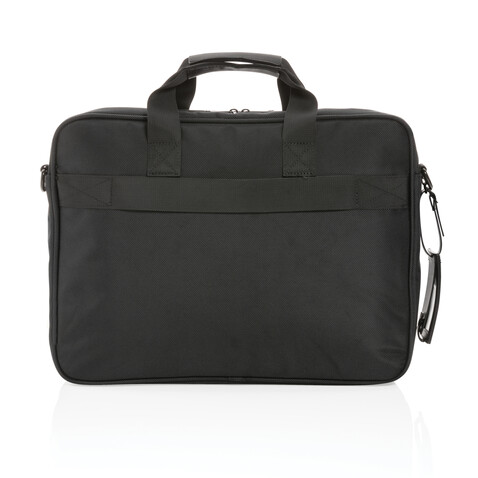 Swiss Peak AWARE™ RPET Voyager 15.6" Laptop-Tasche schwarz bedrucken, Art.-Nr. P732.101 Swiss Peak AWARE™ RPET Voyager 15.6" Laptop-Tasche schwarz bedrucken, Art.-Nr. P732.101