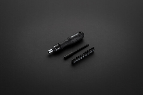 Gear X Ratschen-Schraubendreher schwarz bedrucken, Art.-Nr. P221.501