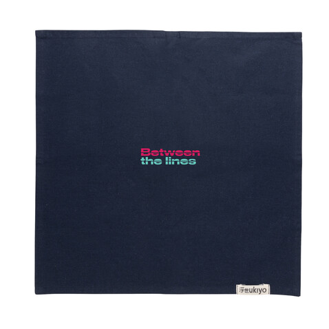 Ukiyo Aware™ 180gr rCotton 4-tlg. Servietten-Set navy blau bedrucken, Art.-Nr. P261.255