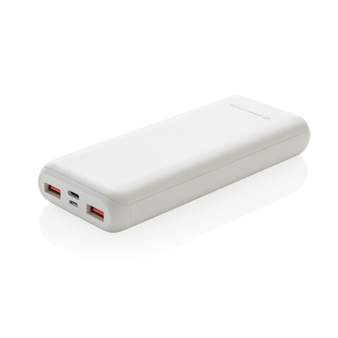 Urban Vitamin Pasadena 20.000mAh 18W PD Powerbank weiß bedrucken, Art.-Nr. P322.753