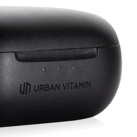 Urban Vitamin Gilroy Hybrid ANC und ENC Ohrhörer schwarz bedrucken, Art.-Nr. P329.701