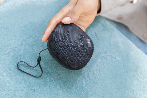 Urban Vitamin Hayward IPX7 Wireless Lautsprecher schwarz bedrucken, Art.-Nr. P329.911