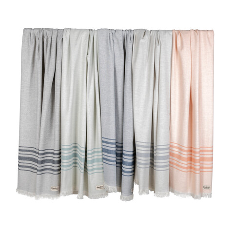 Ukiyo Yumiko AWARE™ Hamamtuch 100x180cm schwarz bedrucken, Art.-Nr. P453.791