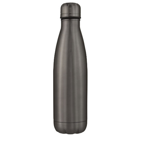 Cove 500 ml vakuumisolierte Edelstahlflasche, Titan bedrucken, Art.-Nr. 10067182
