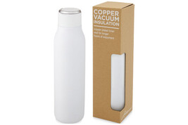 Marka 600 ml Kupfer-Vakuum Isolierflasche mit Metallschlaufe bedrucken, Art.-Nr. 100672