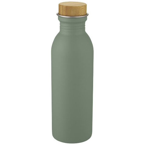 Kalix 650 ml Sportflasche aus Edelstahl, heather grün bedrucken, Art.-Nr. 10067762