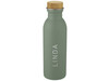 Kalix 650 ml Sportflasche aus Edelstahl, heather grün bedrucken, Art.-Nr. 10067762
