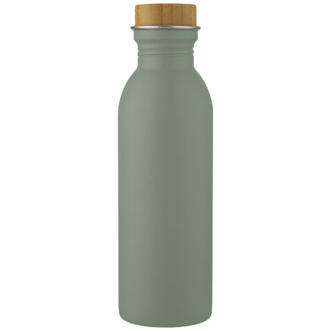 Kalix 650 ml Sportflasche aus Edelstahl, heather grün bedrucken, Art.-Nr. 10067762