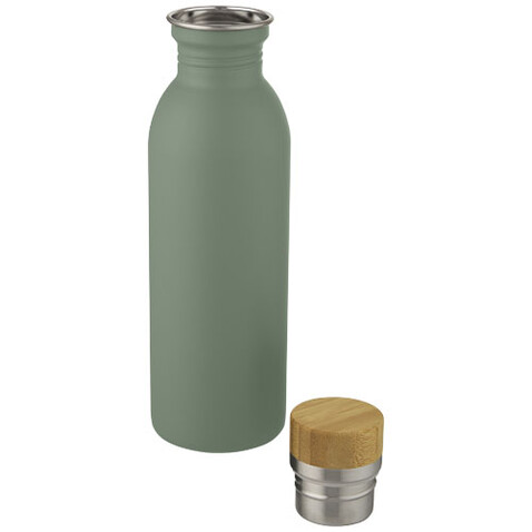 Kalix 650 ml Sportflasche aus Edelstahl, heather grün bedrucken, Art.-Nr. 10067762