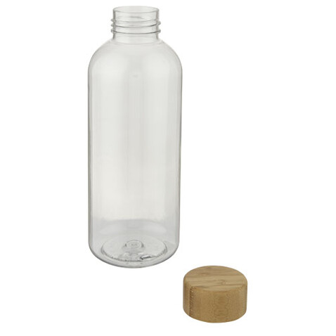 Ziggs 650 ml Sportflasche aus recyceltem Kunststoff, transparent bedrucken, Art.-Nr. 10067901